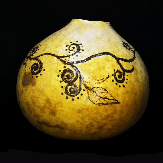 Winding Vine Gourd-By Cindy Rich